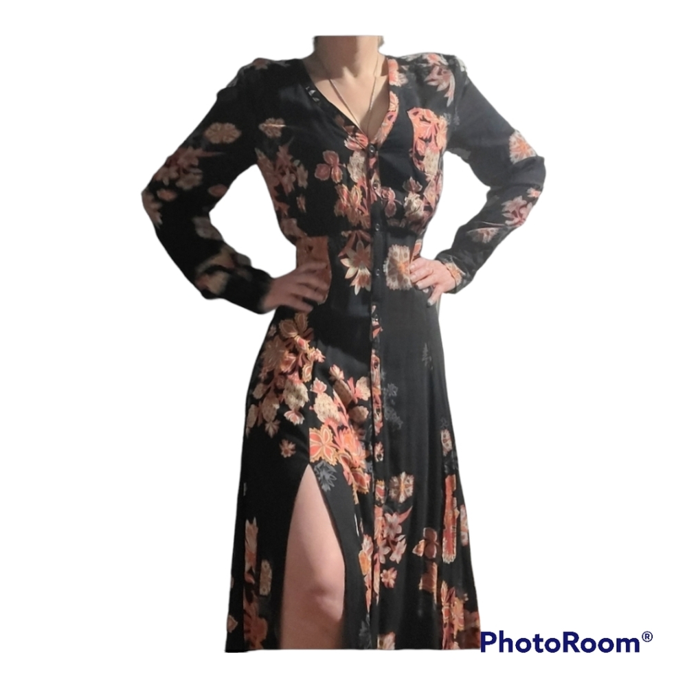 Free People Floral Maxi Dress